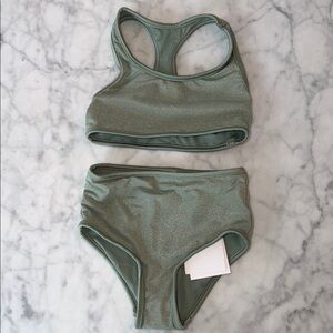 NWT Zimmermann Shimmering Sage Bikini Set 1Y